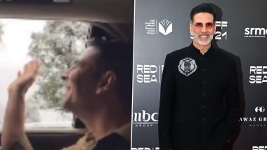 Akshay Kumar Shares a Beautiful Video From Mussoorie as He Enjoys Snowfall From the Window of a Car – WATCH