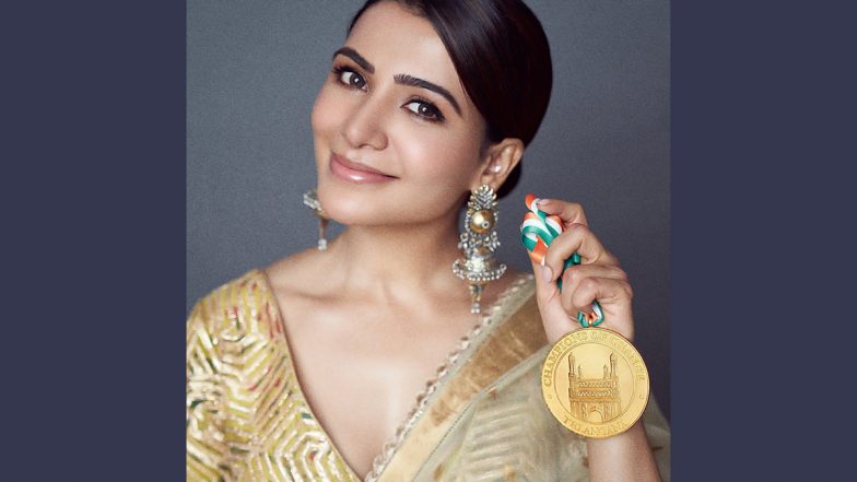 Samantha Ruth Prabhu Receives Champions Of Change Telangana 2021 Award! (View Pic)