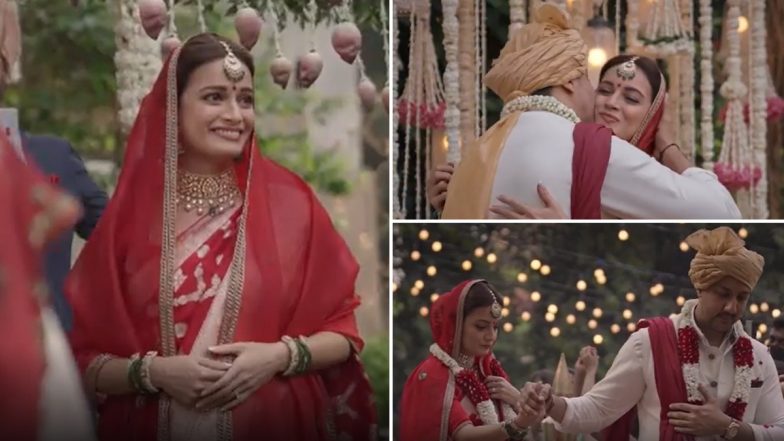 Dia Mirza Celebrates First Wedding Anniversary With Vaibhav Rekhi, Shares A Glimpse Of Their Beautiful Marriage Ceremony On The Special Day (Watch Video)