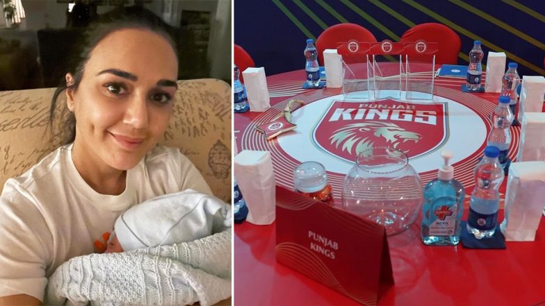 Preity Zinta, Punjab Kings Co-Owner, Thrilled To Watch IPL Auction 2022 With Her Baby (View Pic)