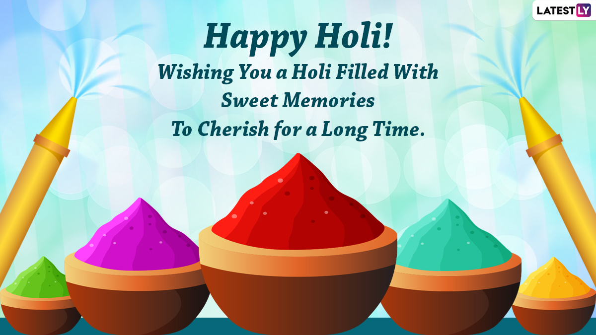 Holi 2022 Wishes, Greetings & HD Images: Send 'Bura Na Mano, Holi ...