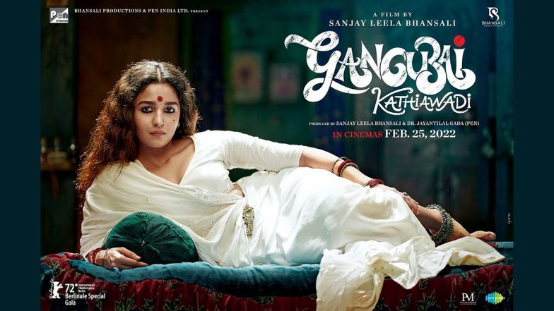 Sanjay Leela Bhansali's Gangubai Kathiawadi: Alia Bhatt Looks Striking in the New Poster; Trailer to be Out on February 4