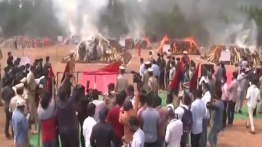 Operation Parivartana: Andhra Pradesh Police Burn And Destroy 2 Lakh Kgs of Cannabis Worth Rs 850 Crore