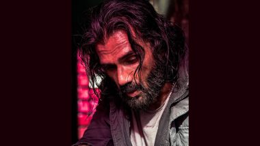 Invisible Woman: Suniel Shetty Shares BTS Still From His Upcoming Web Show and His Raw Look Is Impressive! (View Pic)