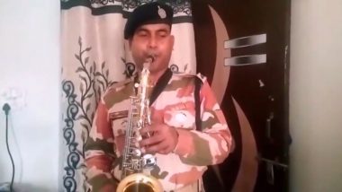 ITBP Constable Mujammal Haque Pays Tribute to Lata Mangeshkar by Performing 'Ae Mere Watan Ke Logon' on Saxophone (Watch Video)