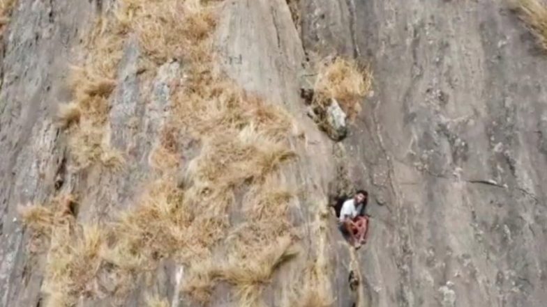 Kerala: 23-Year-Old Youth, R Babu, Trapped on Hill For Two Days Without Food And Water, Rescued by Indian Army; Watch Video