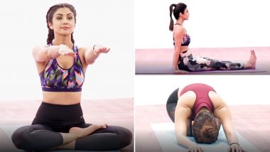 Shilpa Shetty Kundra Shares Her Advice on How to Deal With Menstrual Cramps Through Yoga (Watch Video)