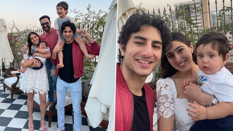 Sara Ali Khan Shares Adorable Pictures With Saif Ali Khan, Ibrahim Ali Khan and Baby Jeh as He Turns One!