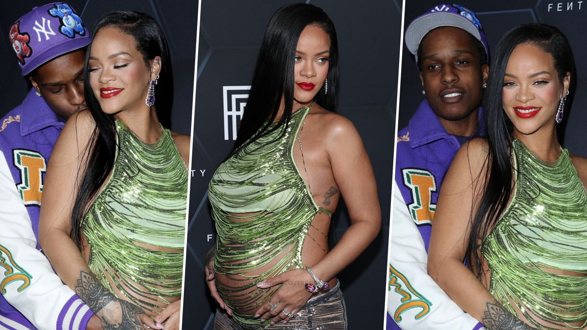 1200px x 675px - Rihanna Makes Red Carpet Debut With Beau A$AP Rocky Post Pregnancy  Announcement! (View Pics) | LatestLY