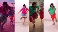 Die-Hard Allu Arjun Female Fan Wears Bright Lungis Like Pushpa Actor and Recreates Saami Saami Song Hook Step (Watch Viral Video)