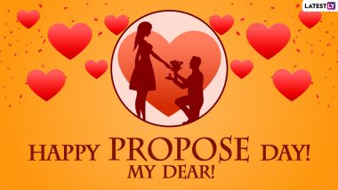 Propose Day 2022 Wishes & HD Images: WhatsApp Status Video, GIF Greetings, Romantic Quotes and Messages To Send to Your Partner