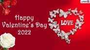 Valentine&rsquo;s Day 2022 Images & HD Wallpapers for Free Download Online: Wish Happy Valentine&rsquo;s Day With WhatsApp Stickers, GIFs and Quotes and Celebrate the Day of Love and Romance