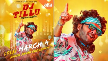 It’s Official! DJ Tillu, Starring Siddhu Jonnalagadda And Neha Shetty, To Stream On Aha From March 4