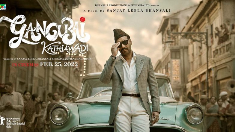 Gangubai Kathiawadi: Ajay Devgn’s First Look From Sanjay Leela Bhansali’s Film Released Ahead Of The Trailer Launch (View Poster)