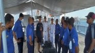 World News | INS Nireekshak Under South Naval Command Reaches Trincomalee for Joint India-Sri Lanka Dive Training