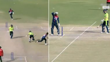 Nepal's Aasif Sheikh Displays 'Spirit of Cricket' As he Refuses to Run-out Ireland's Andy McBrine (Watch Video)