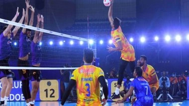 Sports News | PVL: Akhin GS, Naveen Raja Jacob Star in Chennai Blitz's Win over Bengaluru Torpedoes