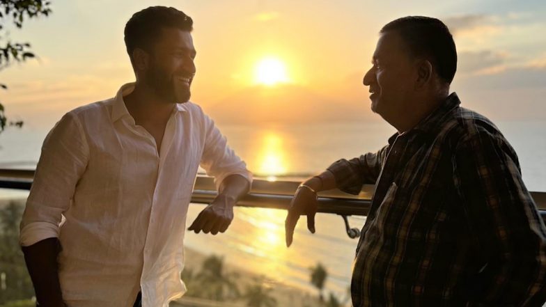 Vicky Kaushal and Dad Sham Kaushal Enjoy the Sunset From the Actor’s New Sea-Facing Apartment (View Pic)