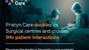 Business News | Pristyn Care Doubles Its Surgical Centres and Crosses 1Mn Patient Interactions