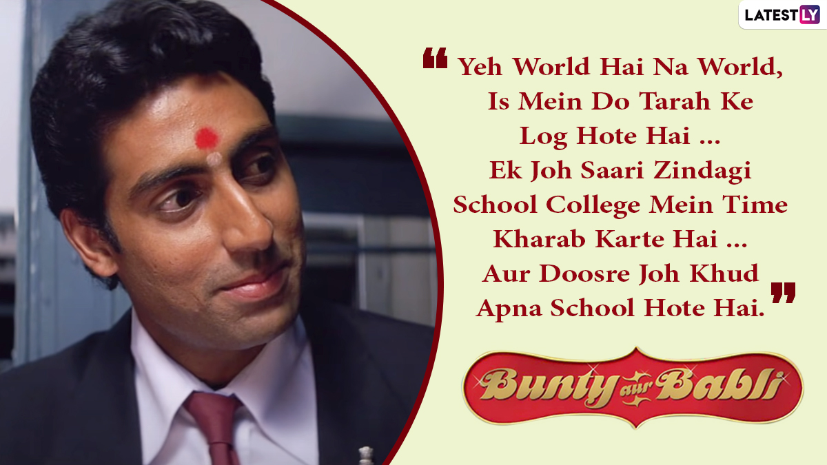 Abhishek Bachchan Birthday: 8 Popular Movie Quotes Of The Versatile ...