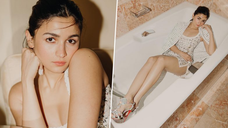 Alia Bhatt Glows in a White Mini-Dress As She Poses in a Bathtub While Bidding Adieu to Berlin! (View Pics)