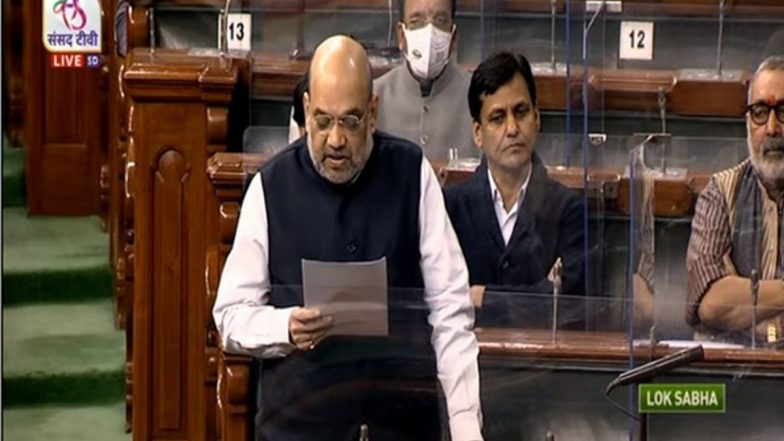 Amit Shah to Make Statement on 'Firing on AIMIM Chief Asaduddin Owaisi's Convoy' in Parliament Today