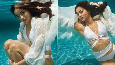 Ananya Panday Looks Like a Mermaid in a White Bikini in Her Underwater Pics!