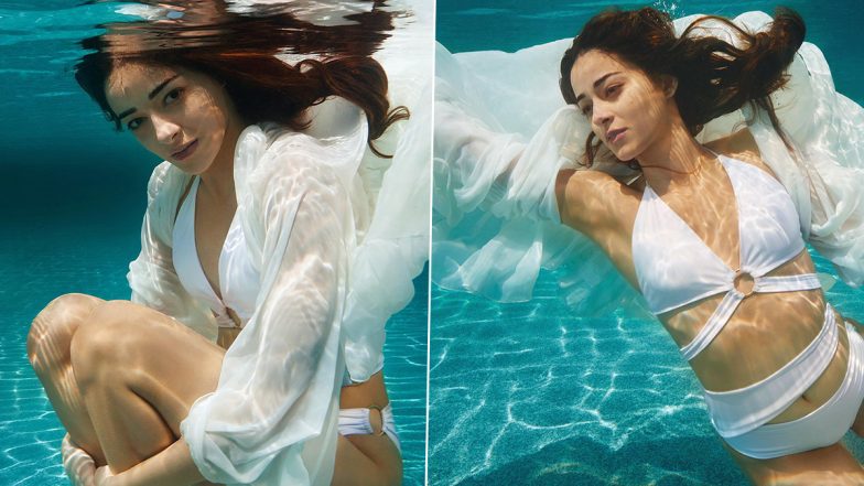 Ananya Panday Looks Like a Mermaid in a White Bikini in Her Underwater Pics!