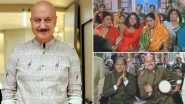 Pushpa x Hum Aapke Hain Koun: Anupam Kher Shares a Video of Late Reema Lagoo Singing &lsquo;Oo Antava&rsquo; and We&rsquo;re Speechless