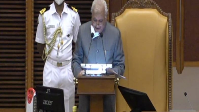 Kerala Budget Session 2022: Opposition Raises Slogans Against Governor Arif Mohammad Khan