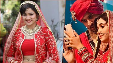 Ashi Singh Dons Red Bridal Attire for Her Show ‘Meet,’ Believes the Colour To Be Symbol of Love (View Pics)
