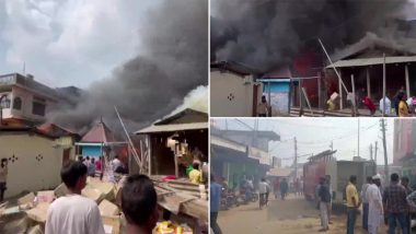 Assam: Massive Fire Erupts in Bokajan Market; No Casualty Reported So Far