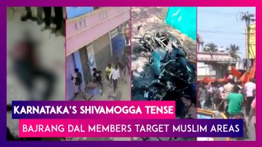 Karnataka: Shivamogga Tense As Bajrang Dal Members Target Muslim Areas With Stone Pelting After Murder Of Party Worker