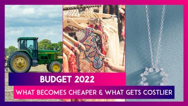 Budget 2022: Here’s What Becomes Cheaper And What Gets Costlier