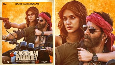 Bachchhan Paandey: Akshay Kumar Shares a New Poster Featuring Him and Kriti Sanon Ahead of the Film’s Trailer Release!