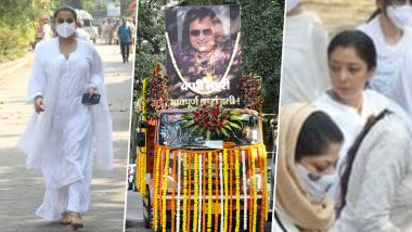Bappi Lahiri Funeral: From Vidya Balan to Rupali Ganguly, Celebs Pay Their Last Respects to the Legendary Singer-Composer (View Pics and Videos)