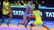 Sports News | PKL: Bengal Warriors Thrash Tamil Thalaivas in Their Penultimate Match of Season