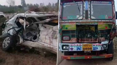 Karnataka: Four College Students Killed, 2 Critically Injured in Road Accident on National Highway 75 in Bengaluru