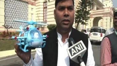 India News | RJD Leader Reaches Bihar Assembly with Toy Helicopter to Trace Liquor