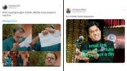 Middle Class Funny Memes & Union Budget 2022&ndash;23 Viral Jokes Guaranteed To Make You Laugh Out Loud!