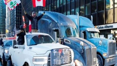 World News | Canadian Police Brace for New Trucker Protests During Weekend