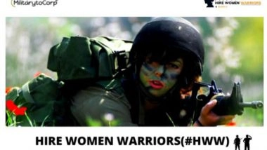 Business News | MilitaryToCorp is Ready with Its 2nd Edition of Hire Women Warriors on This Women's Day