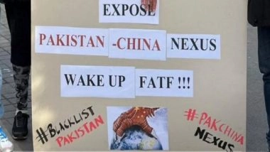 World News | Anti-Pakistan Slogans Echoed Outside FATF Office in Paris