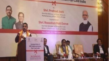 India News | Pralhad Joshi Launches ERP System of Coal India Ltd, Urges CIL to Attain Production Targets for This and Next Financial Yrs