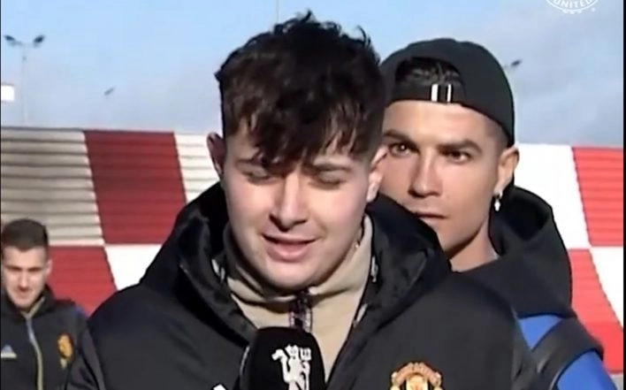 Journalist Videobombed by Cristiano Ronaldo, Man United Shares Funny Video 