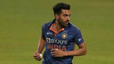 Deepak Chahar Reportedly Ruled Out from Standby List of Team India Squad for T20 World Cup 2022 Due to Injury, Shardul Thakur to Join the Reserves