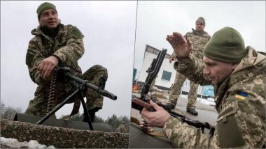 Photos of Vitali Klitschko, Ex-Boxing Champ and Mayor of Kyiv in Battle Fatigue and Loading a Machine Gun Amid Russia’s Invasion of Ukraine Go Viral