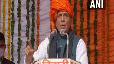 India News | UP Polls: India Dealt with COVID-19 Better Than US, Says Rajnath Singh