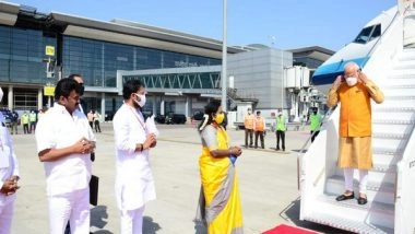 India News | K Chandrashekar Rao Not Present at Hyderabad Airport to Receive PM Modi,  Telangana BJP Slams Him