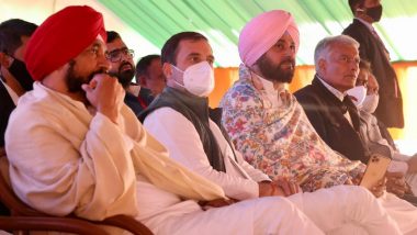 Punjab Assembly Elections 2022: Navjot Singh Sidhu Hails Charanjit Singh Channi’s Elevation As Congress CM Candidate, Says ‘Never Lived for Any Post’